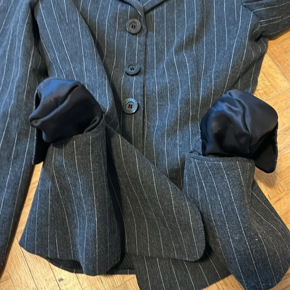 Moschino.  Pinstripe Women's Blazer - Picture 7 of 16